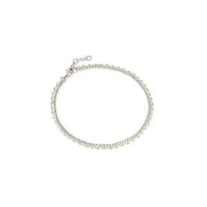 NEW KENDRA SCOTT women's mallory rose anklet in silver